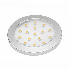 Точечный накладной светодиодный светильник Lumino 1,5W, 12V, алюминий, холодный белый — купить оптом и в розницу в интернет магазине GTV-Meridian.